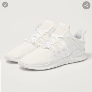 All White Adidas ADV EQT Women's 8
